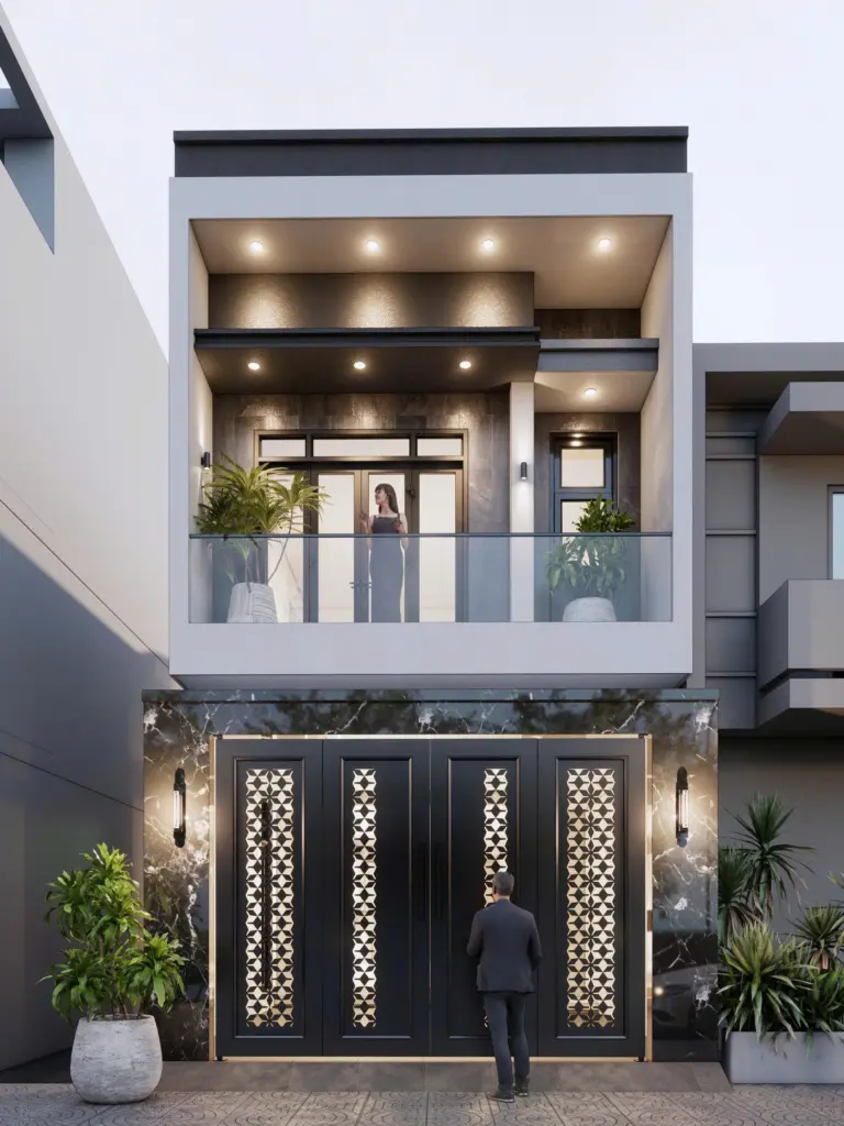 Nhà phố 1 trệt 1 lầu