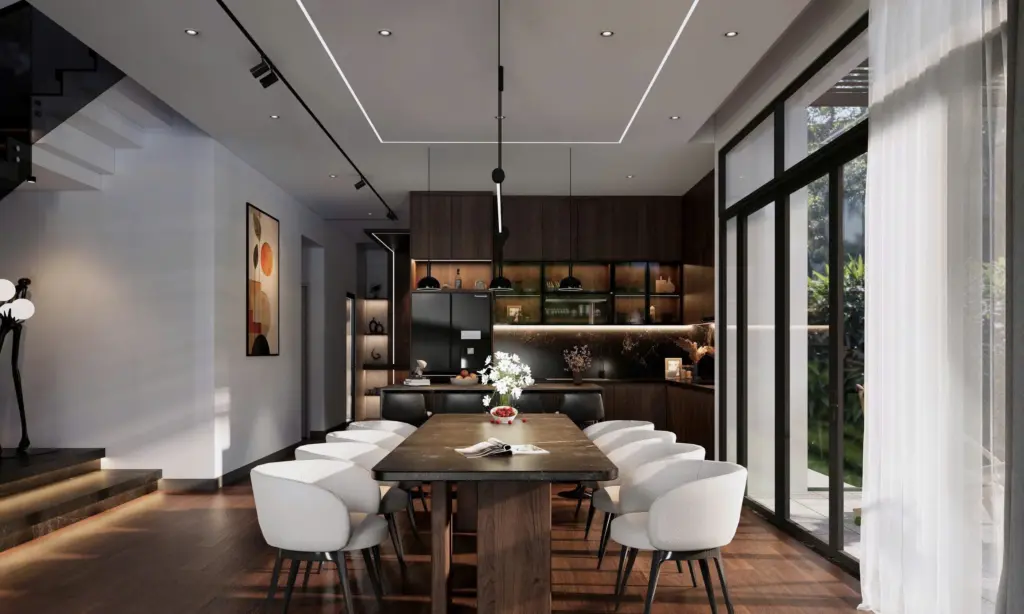 Biệt thự hiện đại – 1 trệt 1 lầu