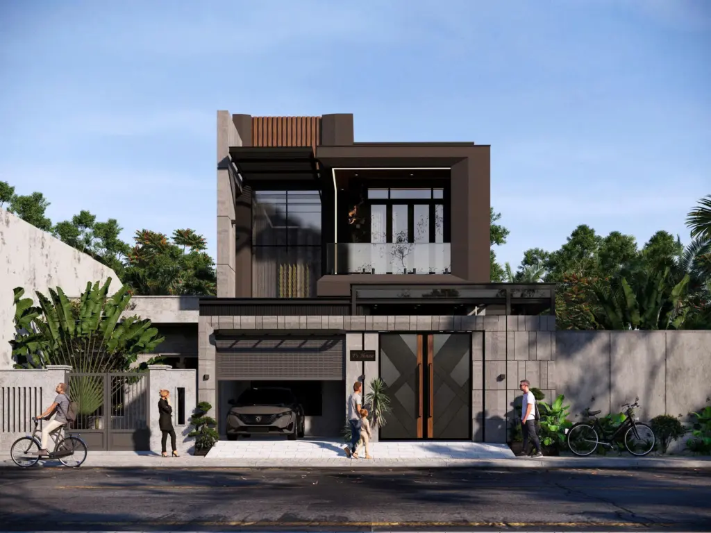 Biệt thự hiện đại – 1 trệt 1 lầu
